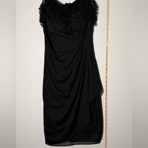 DJ-Jaz Elegant Black Evening Dress Size 4